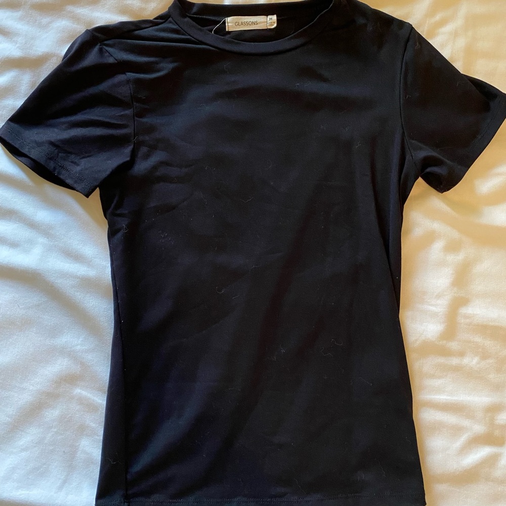 Fitted Black T-Shirt
